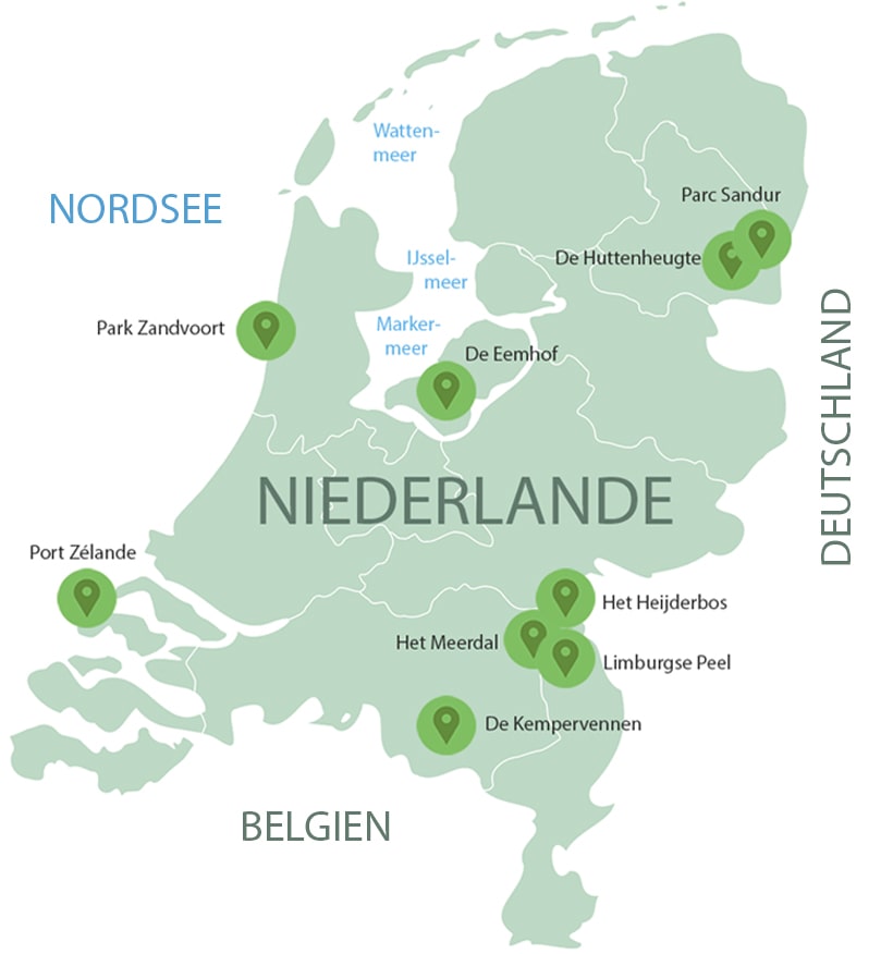 Center Parcs Holland Karte